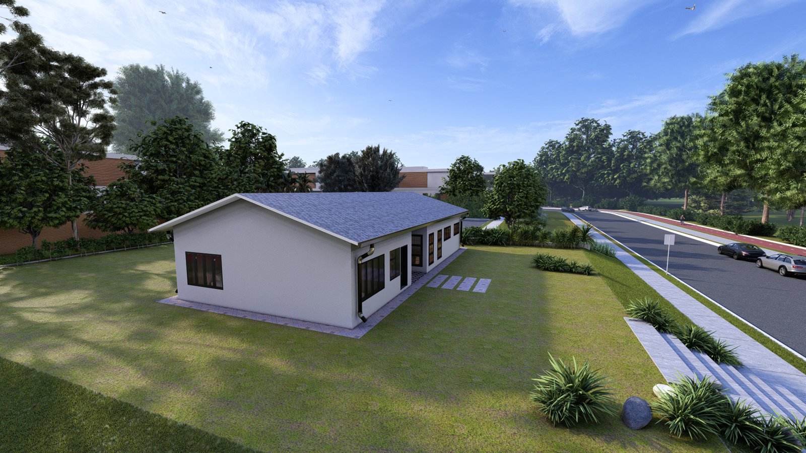 4-bed modern residential design